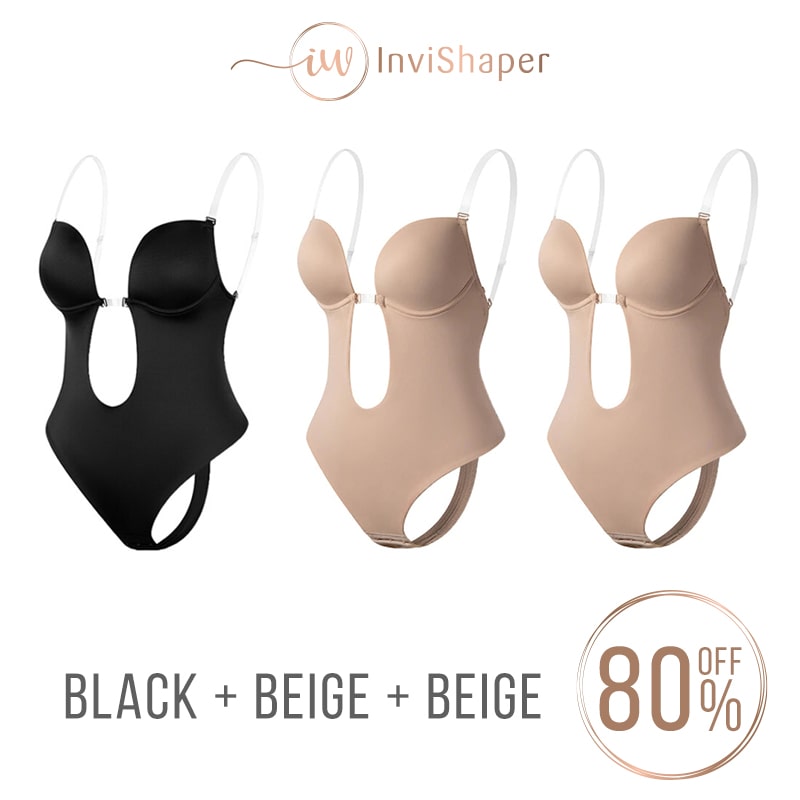 InviShaper - Plunge Backless Body Shaper Bra ( 🔥Hot Sale 50% OFF)