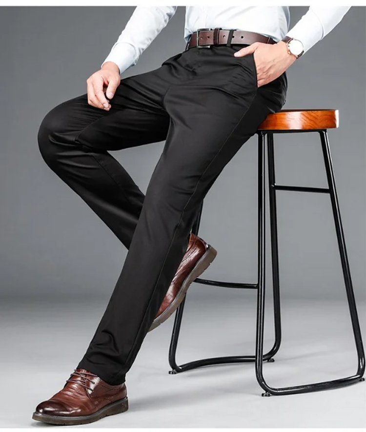 Men‘s Ice Silk Suit Pants