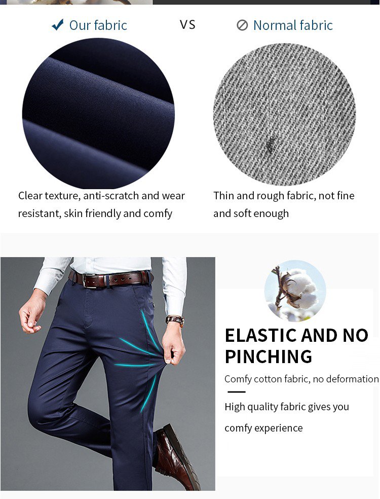 Men‘s Ice Silk Suit Pants