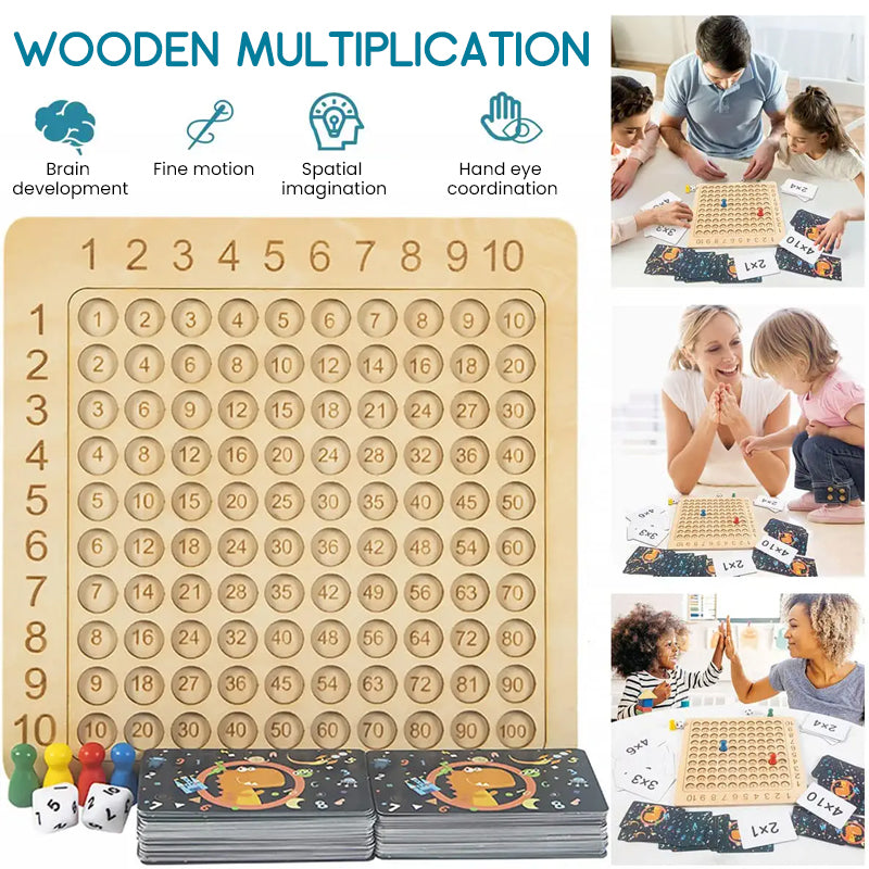 wooden montessori multiplication board gamefb5na