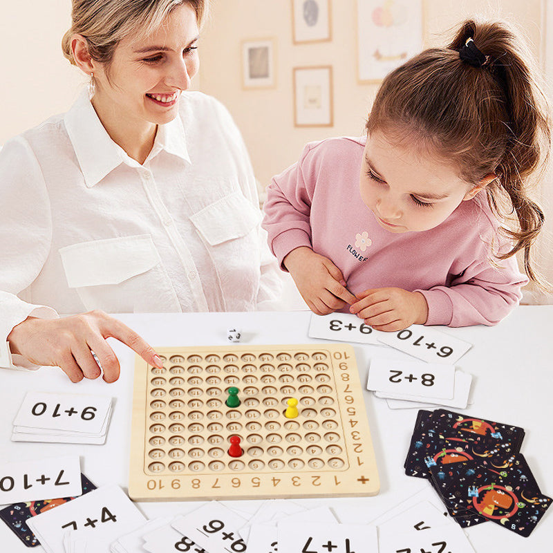 wooden montessori multiplication board gamenohbl