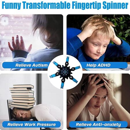 gyro transformable fingertip anxiety stress relief toy1flso