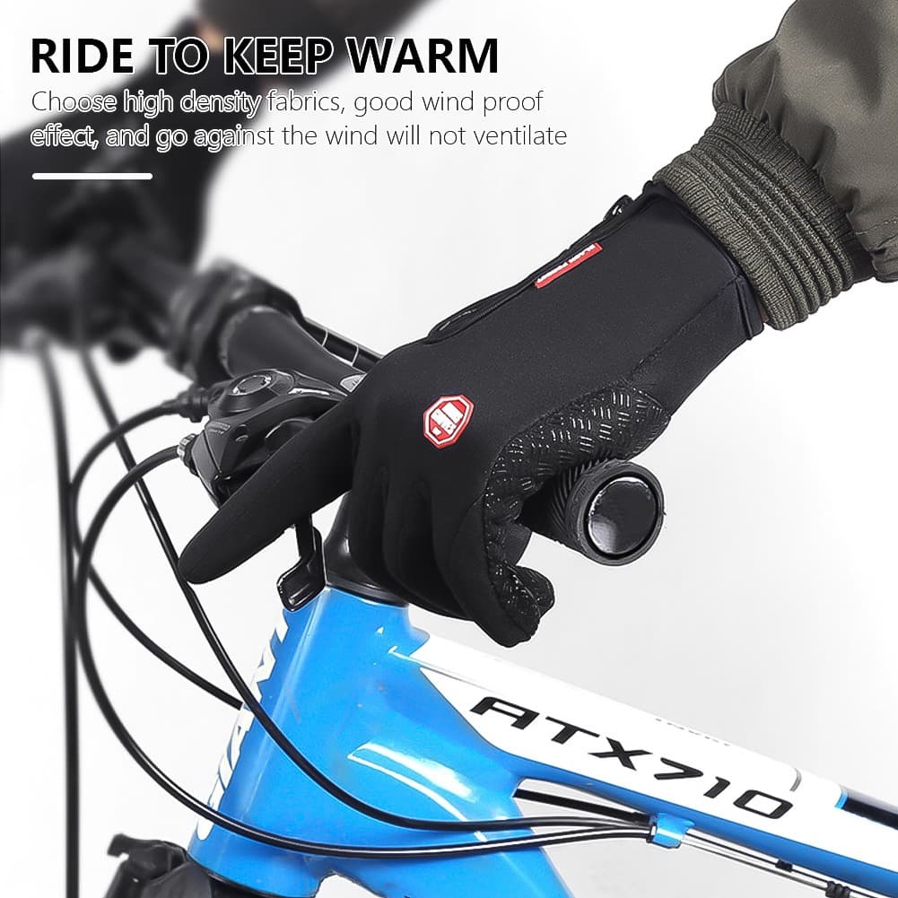 2022 unisex thermal winter gloves touchscreen warm cycling driving