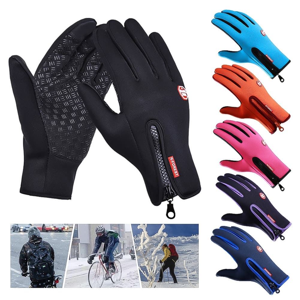 2022 unisex thermal winter gloves touchscreen warm cycling driving motorcyclebd8zm